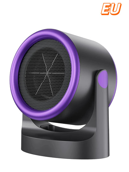 Desktop Mini Space Heater - Quiet, Energy-Efficient Fast-Heating Warm Air Blower for Dormitory, Home, Bedroom and Office Use