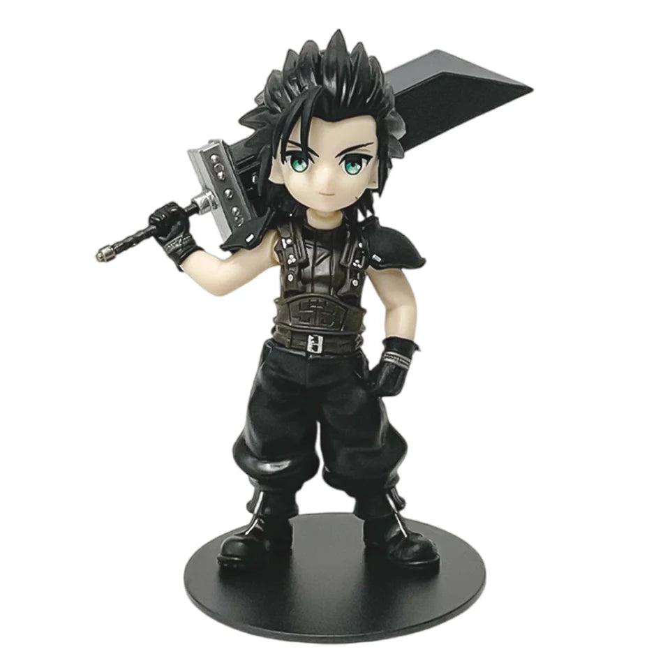 Anime 11-12cm Final Fantasy Figure Set – Cloud, Tifa, Aerith & Zack PVC Collectible Toy