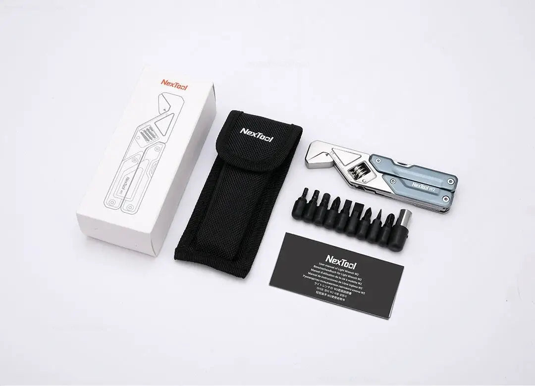 NexTool Light Wrench W2 Multitool – Folding Pliers, Large Spanner, Screwdriver & Portable EDC Home Repair Tool