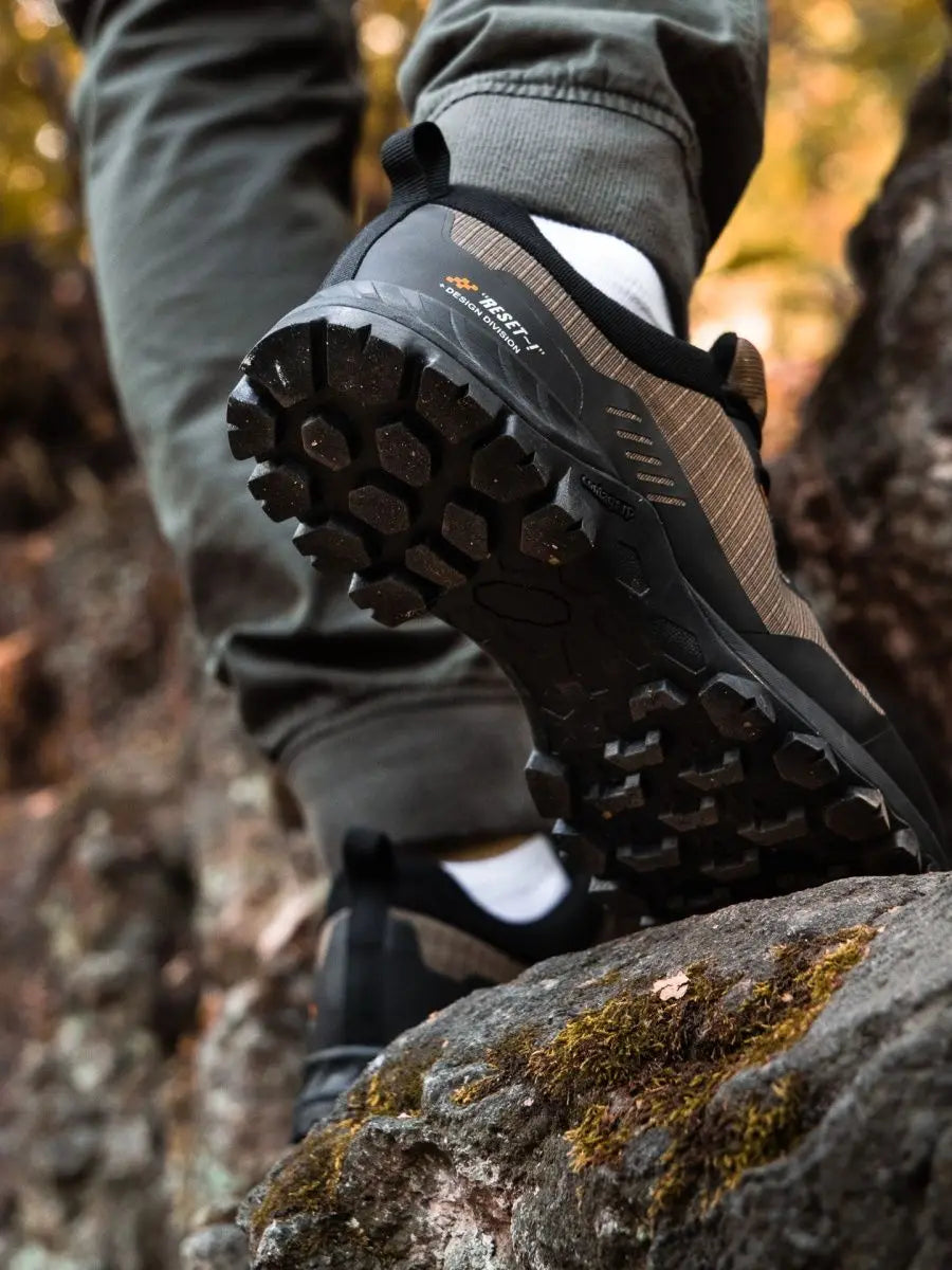 Baasploa Men’s Waterproof Hiking Shoes — Anti-Skid, Wear-Resistant Outdoor Travel Sneakers