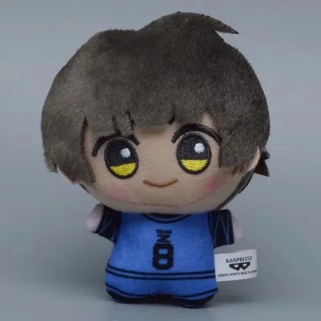 10cm Mini Blue Lock Plush Keychain – Seishiro, Nagi, Isagi, Yoichi, Chigiri, Bachira & Meguru Stuffed Doll Toy Gift