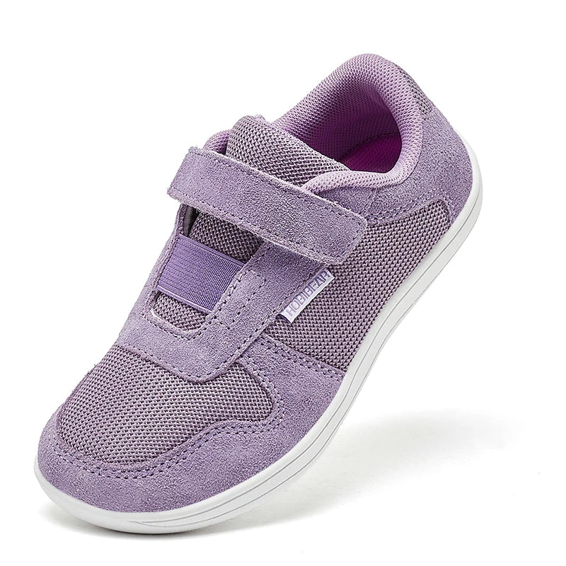 HOBIBEAR Wide Barefoot Shoes – Lightweight Breathable Mesh Sneakers for Boys & Girls