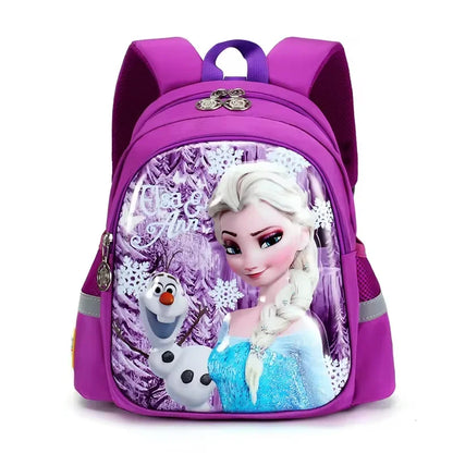 Disney Frozen Elsa Kindergarten Schoolbag - Cartoon Shoulder Bag & Backpack for Boys and Girls, Baby Children Handbag