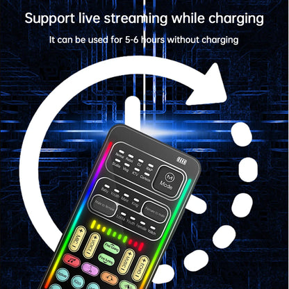 New i9 Portable Handheld Voice Changer – Mini Sound Card with 8 Multi-Functional Sound Effects