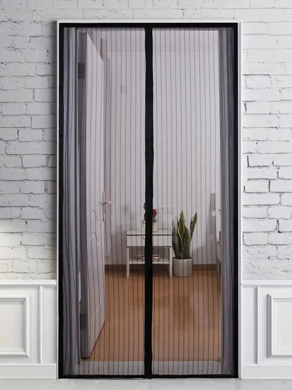 Magnetic Door Curtain Mosquito Net — Anti-Insect Fly Screen for Windows, Punch-Free Invisible Mesh