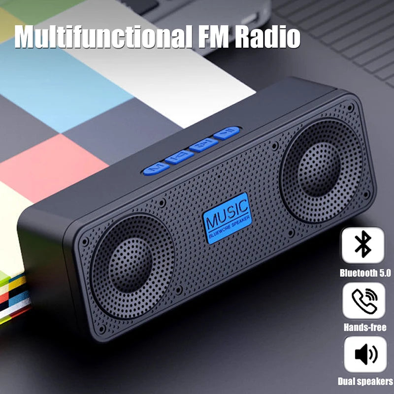 S18 Wireless Bluetooth Smart Speaker — Portable Subwoofer for Mobile, Computer, Outdoor Audio & Radio