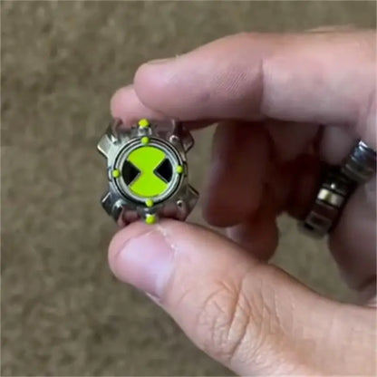 Ben 10 Omnitrix Cosplay Ring – Unisex Punk Goth Finger Jewelry Accessory