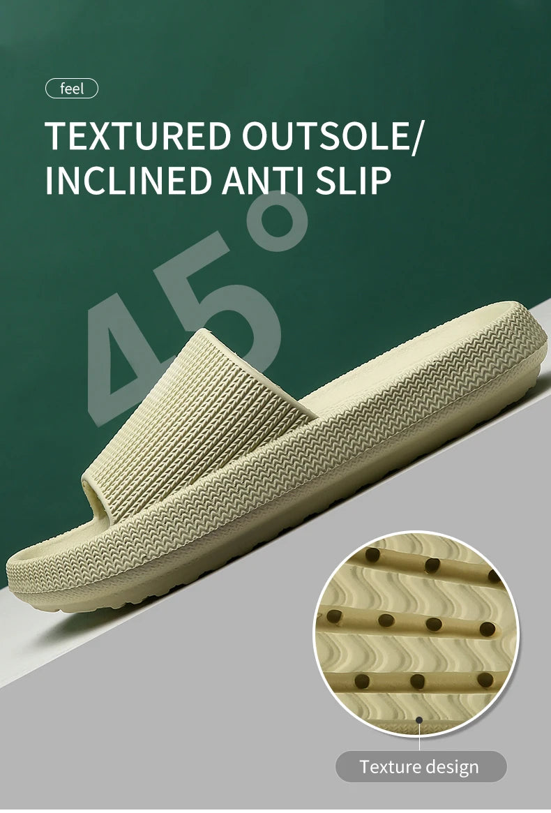 Men’s Soft-Soled Non-Slip Slippers – Summer Home EVA Comfort Slippers