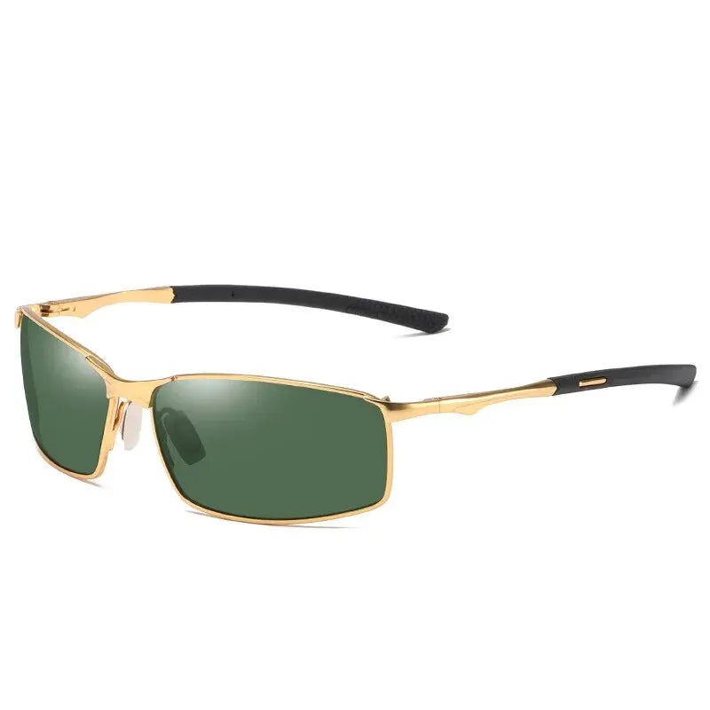 Aoron Polarized Sunglasses — Unisex Driving Mirror Sun Glasses with Metal Frame & UV400