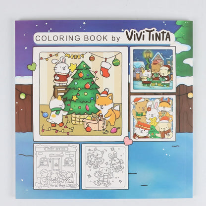 Into the Garden Coloring Book for Adults & Teens - Bold & Simple Designs with Plants, Flowers & Cute Animals
