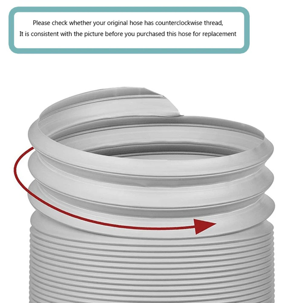 130/150mm Telescopic AC Exhaust Hose – Flexible Duct Extension Pipe for Mobile Air Conditioner Ventilation