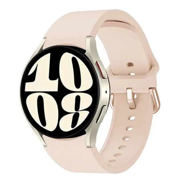 Samsung Galaxy Watch Silicone Sport Band - Replacement Strap for Galaxy Watch 4, 5, 6, 7, 5 Pro and Classic 40mm, 44mm, 45mm