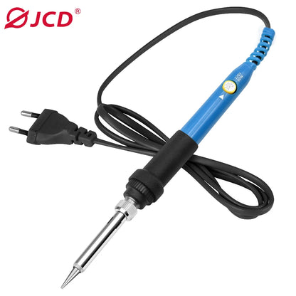JCD Electric Soldering Iron - 60W/80W Adjustable Temperature Digital Display Welding Repair Tool Kit