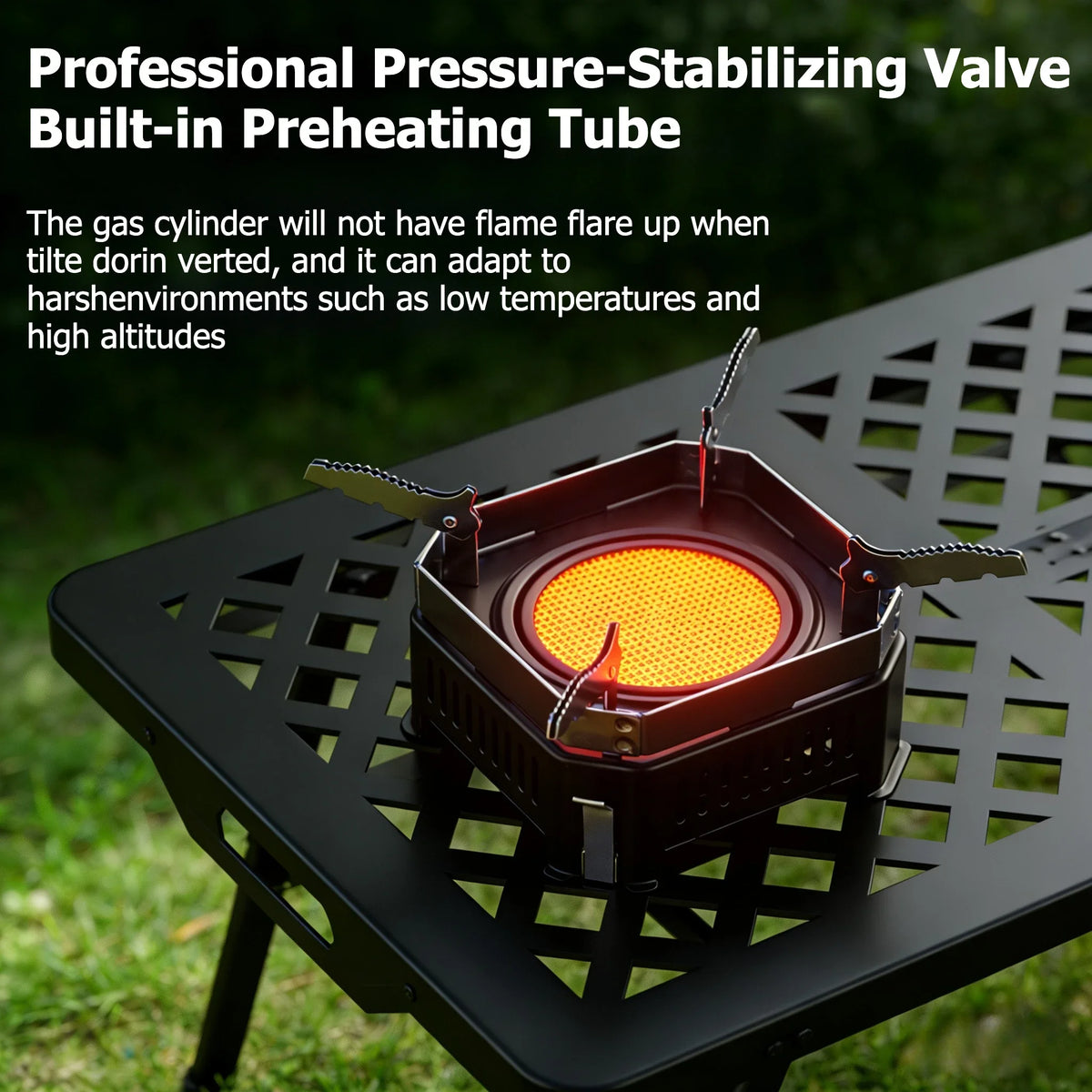 BRS-K007 3600W Camping Gas Stove - High-Power Infrared Portable Split Burner for Hiking & Outdoor Cooking
