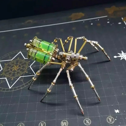 DIY 3D Mechanical Spider Metal Model Kit – Cyberpunk Insect Puzzle Assembly Creative Handmade Building Toy for Adults & Teens