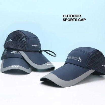 Hip Hop Printed Baseball Cap - Adjustable Retro Sun Protection Fishing Hat