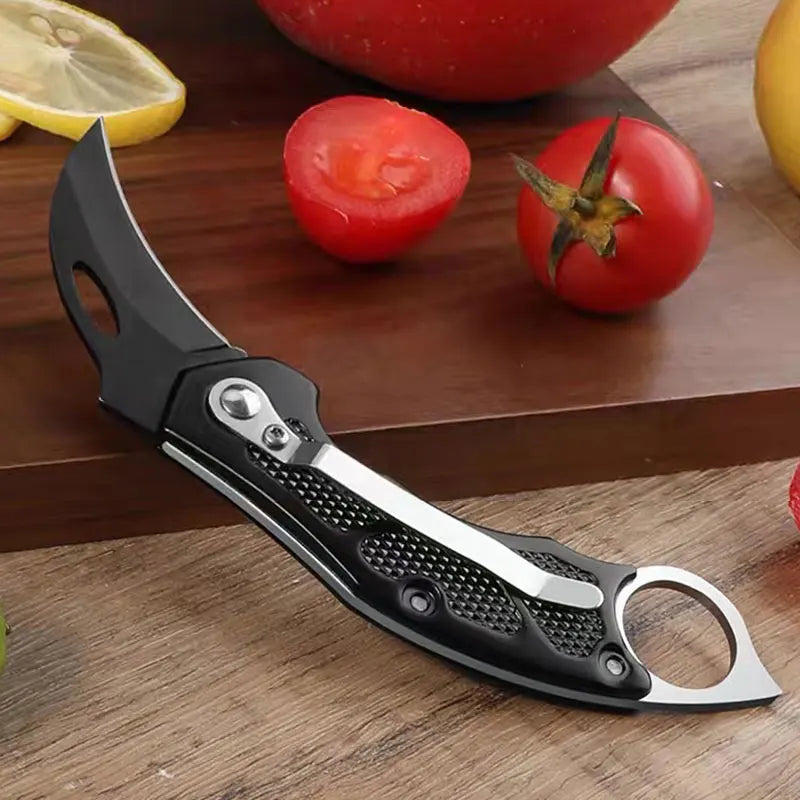 Folding Machete – Small Outdoor Camping & Hunting Pocket EDC Tool, Stainless Steel Folding Knife