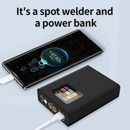 Portable Digital Spot Welder Kit — 18650 Lithium Battery Welder with 30-Speed Adjustable & Color Display