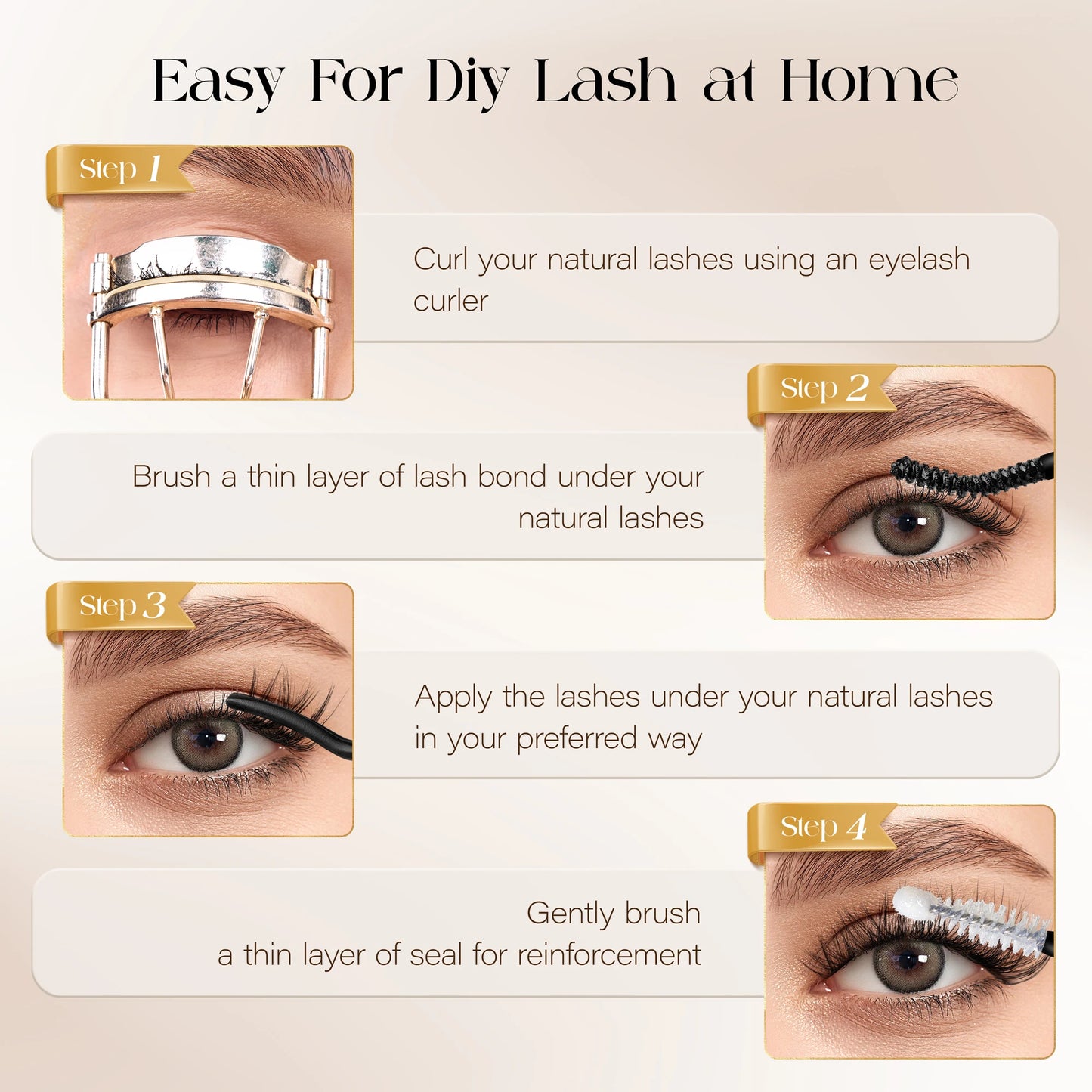 BEFER 2-in-1 Eyelash Glue & Remover — Waterproof Lash Adhesive for Strong, Long-Lasting Eyelashes