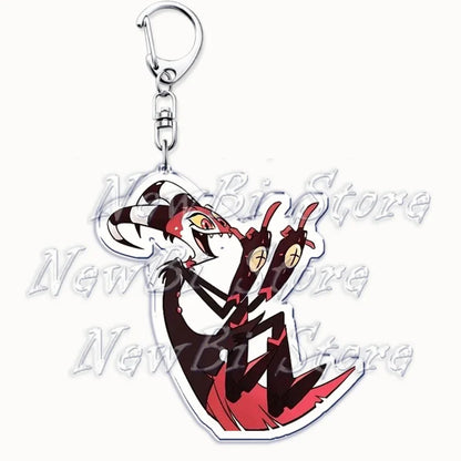Helluva Blitzo Anime Keychain – Boss Pendant Bag Accessory & Fan Gift Keyring Jewelry