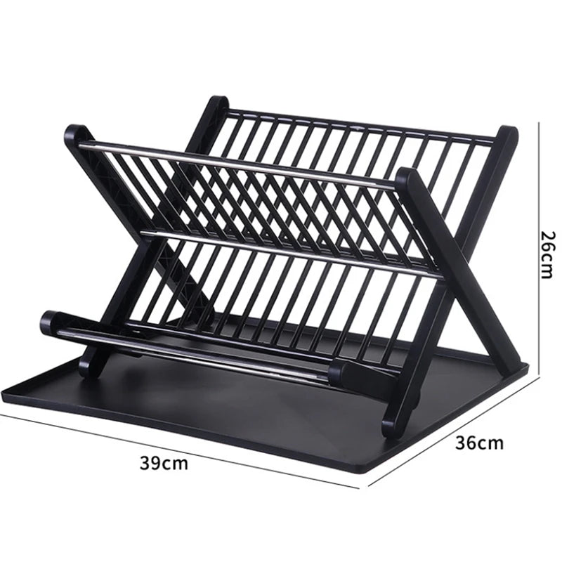 Kitchen Sink Organizer Rack — Adjustable Dish Drying Shelf for Bowls, Plates & Storage, Desktop Holder Accessories