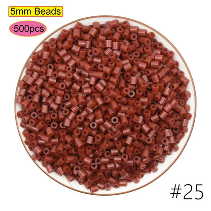 5mm Fuse Beads for Kids – Animal & Creative DIY Perler Hama Beads, Educational Pixel Puzzle, Iron Pegboard Mosaic Pattern Toy