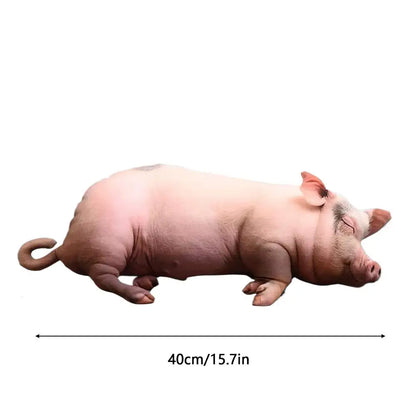 40cm Stuffed Pig Body Pillow - Soft Realistic Plush Animal Toy & Cuddly Home Decor Cushion