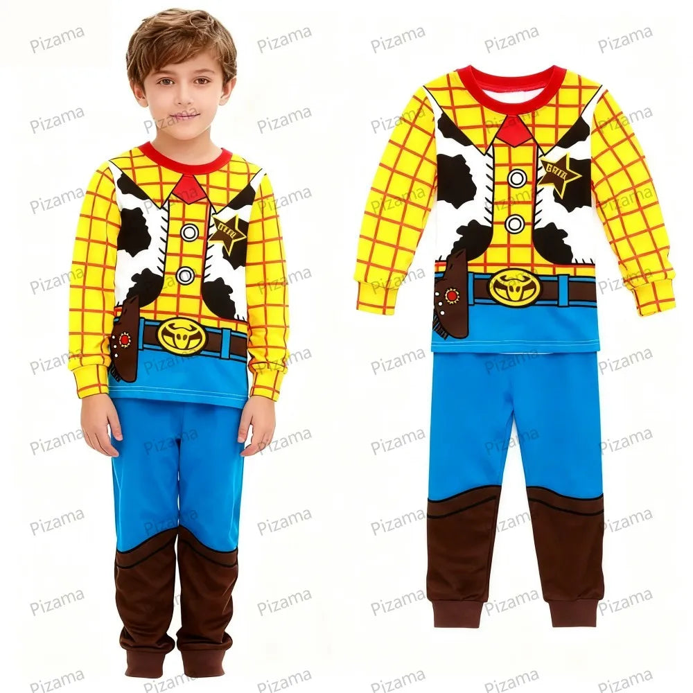 100% Cotton Boys Pajamas - Superhero Kids Sleepwear & Toddler Nightwear Set