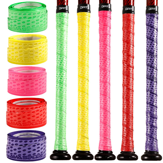 AMASPORT Baseball Bat Grip Tape – Pure Color for Enhanced Comfort, Sports & Entertainment Accessories