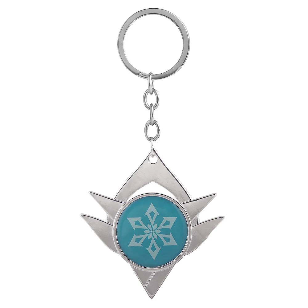 Genshin Impact Venti Eye Keychain 1:1 – Luminous Anime Cosplay Key Ring Backpack Pendant Gaming Accessories Gift
