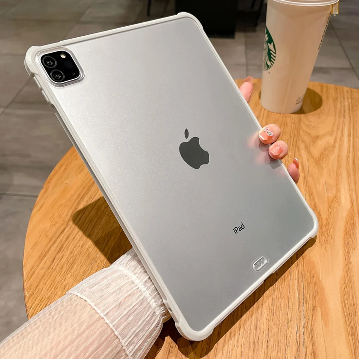 Matte Shockproof iPad Case - Protective Cover for iPad Air, Mini & Pro 10.2–13 Inch Models