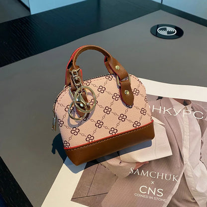 Printed Mini Chain Handbag – Handheld Diagonal Small Bag for AirPods 2/3/4/Pro, Headphones, Coins, and Small Items