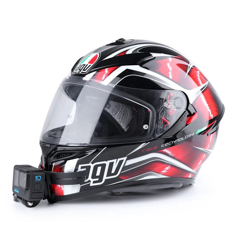 Motorcycle Helmet Chin Mount for Action Cameras – Full Face Holder for GoPro 13–8 & DJI Action 5/4