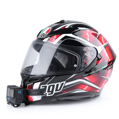 Motorcycle Helmet Chin Mount for Action Cameras – Full Face Holder for GoPro 13–8 & DJI Action 5/4