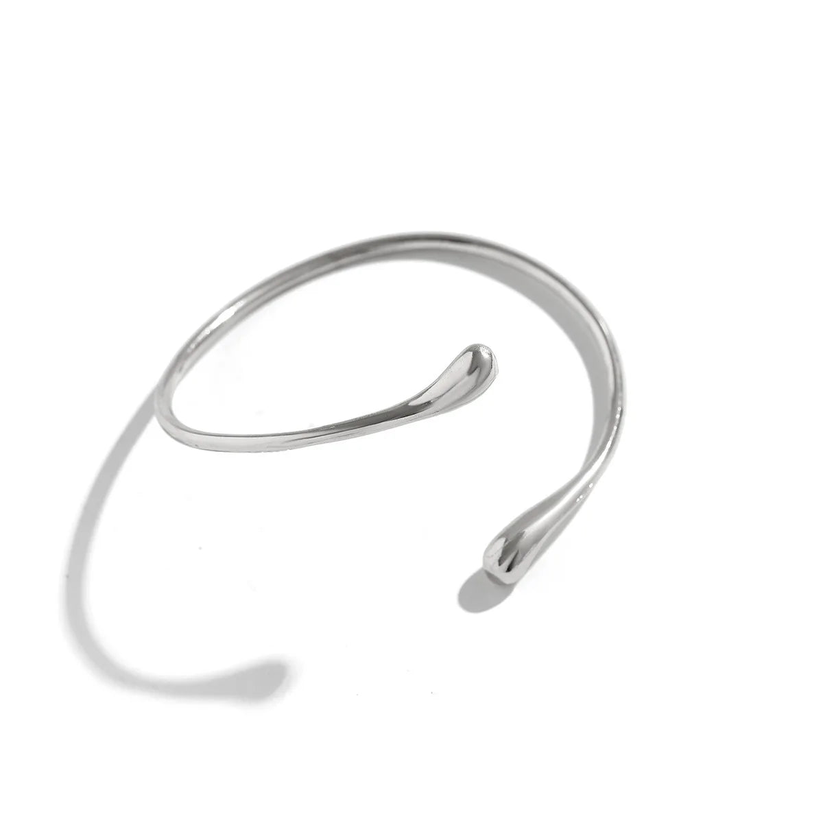 FTCY Vintage Upper Arm Bracelet for Women – Trendy Geometric Water Drop Shape Adjustable Bangle Women's Jewelry