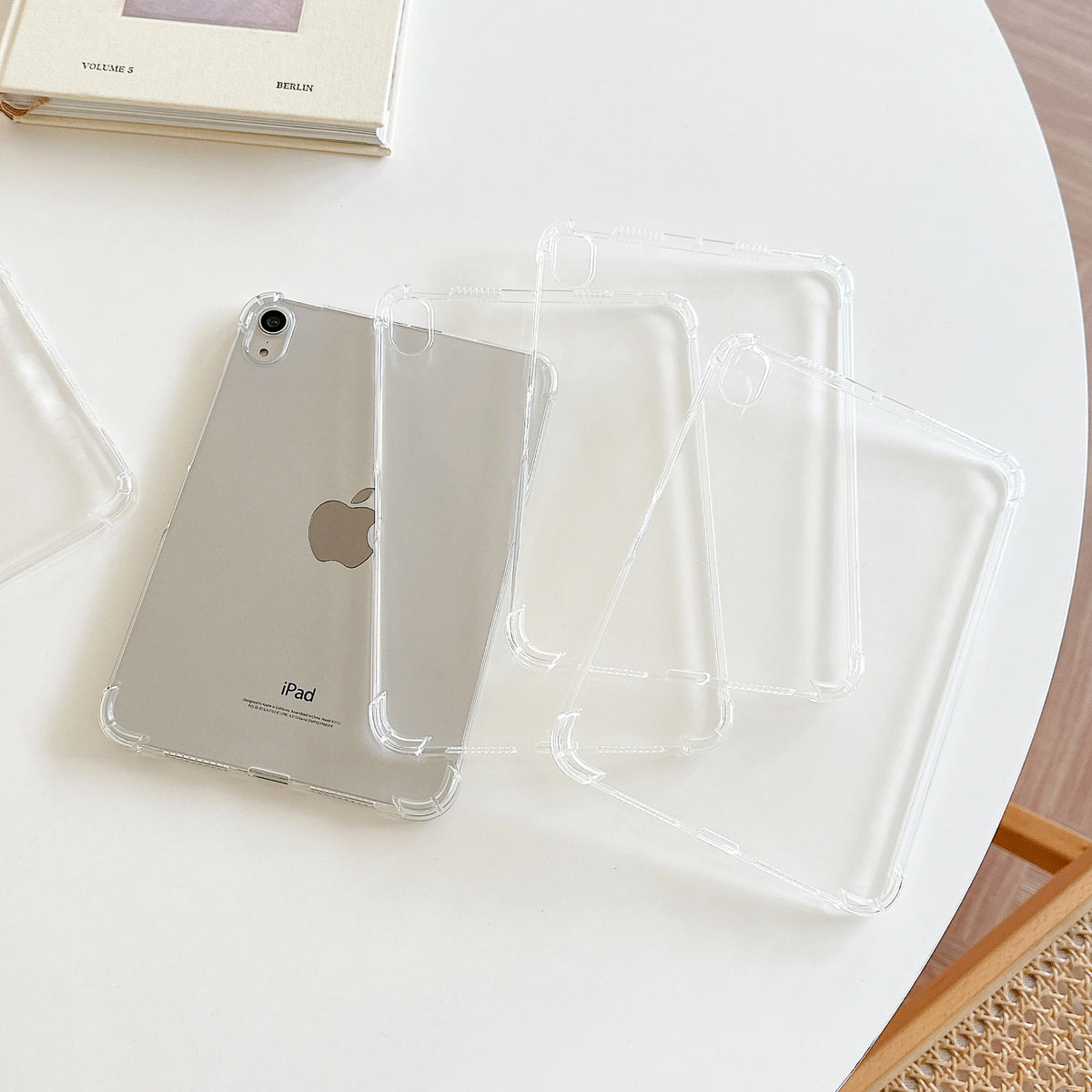 Clear Soft iPad Case - Protective Cover for iPad Air, Pro, Mini and 10th Generation Models