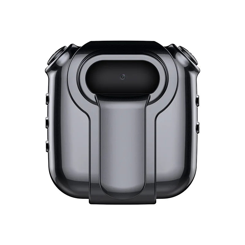 V9 Mini Clip Necklace Camera - 1080P Portable Audio Video Photo Recorder with Display Screen and Loop Recording