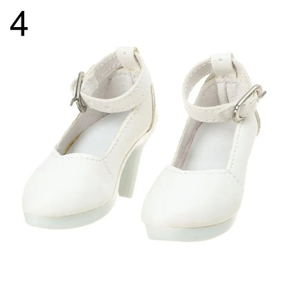 BJD Doll Accessories 60cm – 1/3 Scale 7.5cm High Heel Boots & Sandals for Girl Dolls, Dress-Up Playhouse Toy Shoes