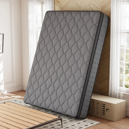 12-14 Inch Memory Foam Hybrid Mattress - Medium Firm Pocket Spring Bed Mattress with Pressure Relief & Cool Sleep for Twin, Full, Queen & King Beds