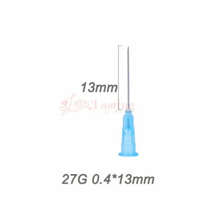 25pcs Disposable Sharp Needles (18G 25G 27G 30G 31G 32G 34G) - Sterile Stainless Steel for Hyaluronic Acid & Tattoo Use