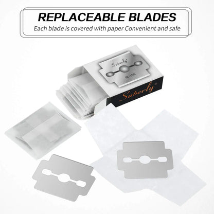 Foot Callus Shaver – Stainless Steel Heel & Hard Skin Remover with 10 Blades Pedicure Tool
