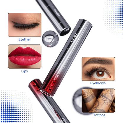 Mast Wireless Tattoo Machine – Permanent Makeup Gun for Eyebrows & Lips, Fits Universal Cartridges