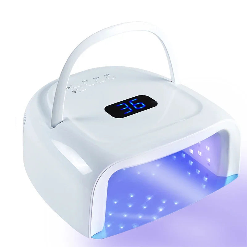 SUN UV S20 Rechargeable Nail Lamp - 60W Wireless UV LED Gel Polish Dryer for Manicure & Pedicure Nail Care