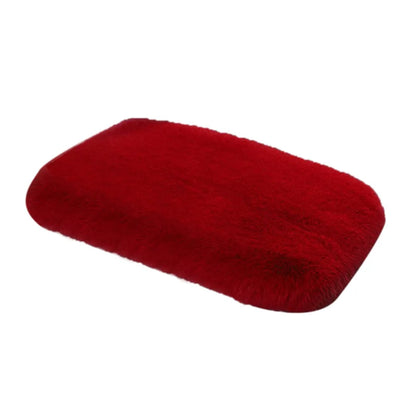 Cute Plush Car Armrest Cover – Warm Center Console Cushion Pad for Auto Interior Decor (Universal Fit)