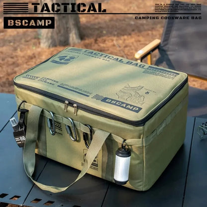 42L Large Outdoor Camping & Picnic Storage Box – Tactical Gear, Cookware & Equipment Organizer
