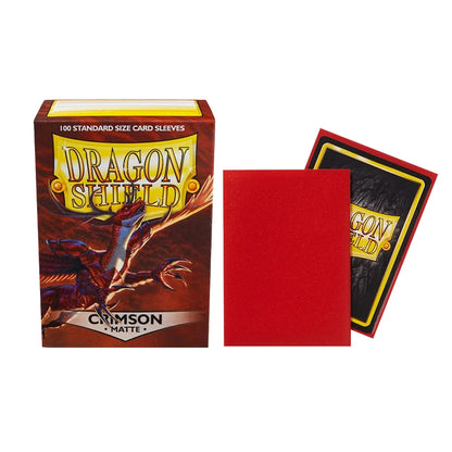 100PCS Dragon Shield Card Sleeves Box — Multicolor Matte Protectors for TCG, PTCG & Board Games