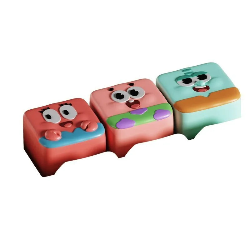 Spongebob Squarepants Mechanical Keyboard Keycap – Creative Single-Pack Decoration