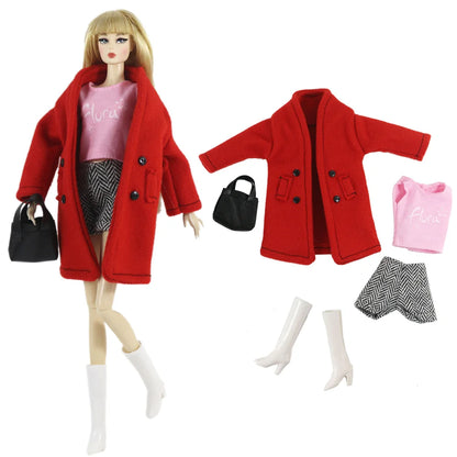 1:6 Scale Doll Clothes Set – Dress Outfit for 11.5-inch (30cm) Dolls, Multiple Styles for Girls’ Gifts