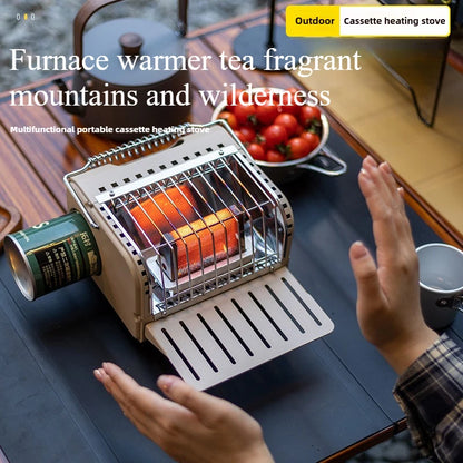 Portable Outdoor Camping Gas Heater - Mini Heating Stove for Fishing, Car Trips & Winter Camping
