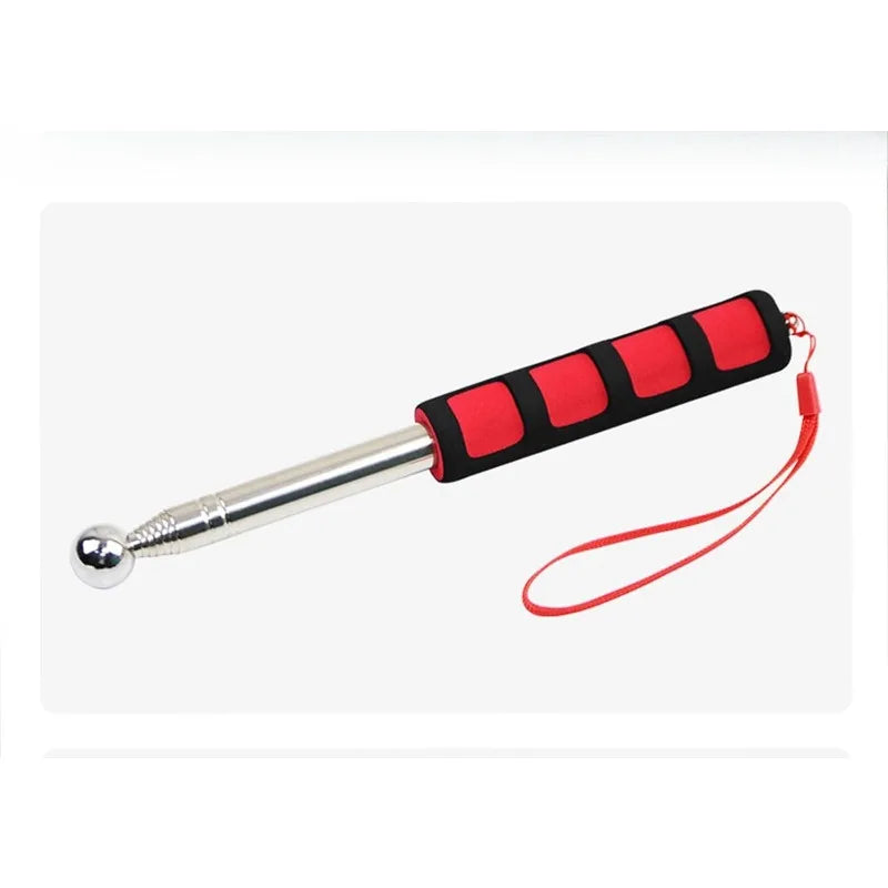 Retractable Self-Defense Stick - Portable Hollow Drum Detection Hammer